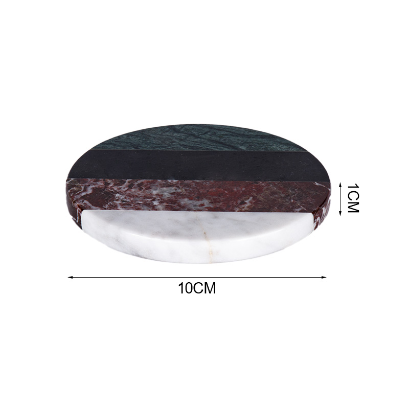 Black Marble Coaster Set Black Marble Coaster Set