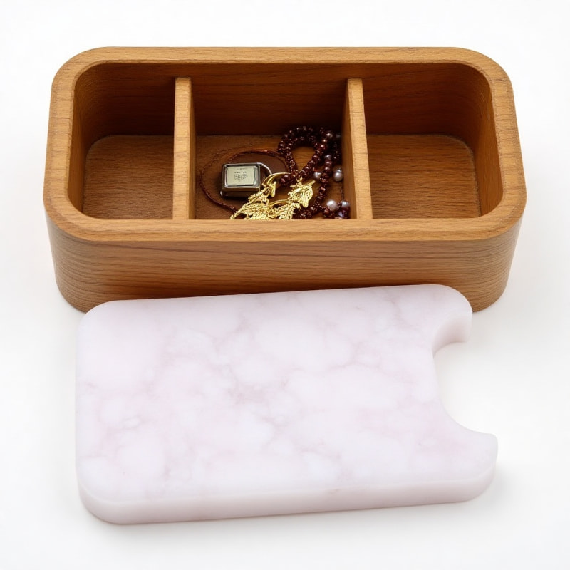 Wooden Jewelry Box Organizer
