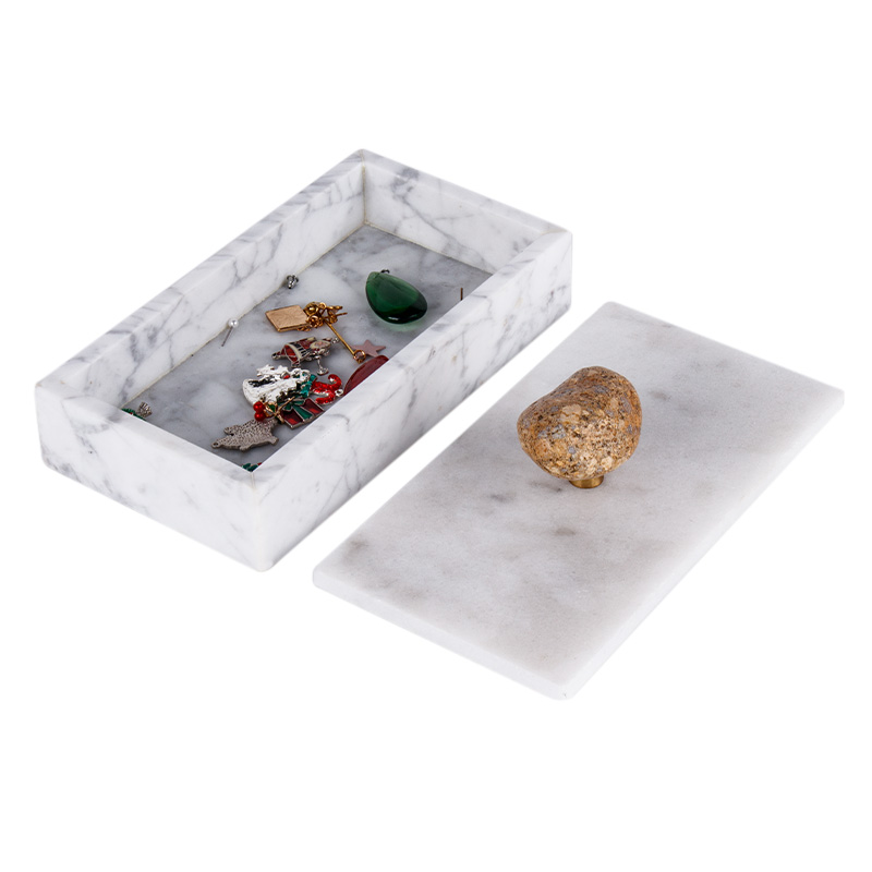 Vintage Marble Jewelry Box